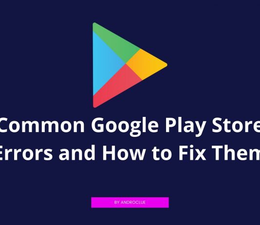 Google Play Store Errors