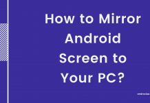 mirror Android screen