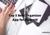 Best Organizer App for Android