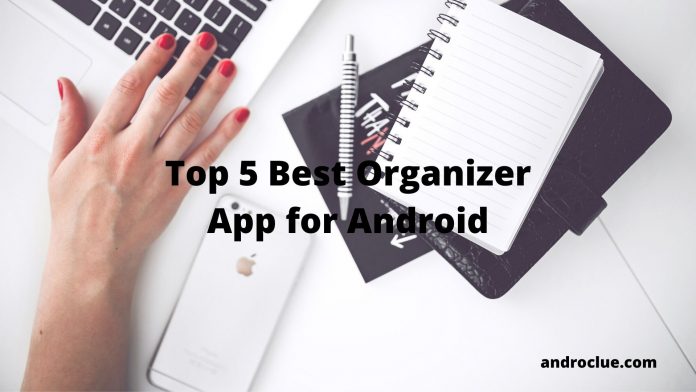 anytime organizer app for android