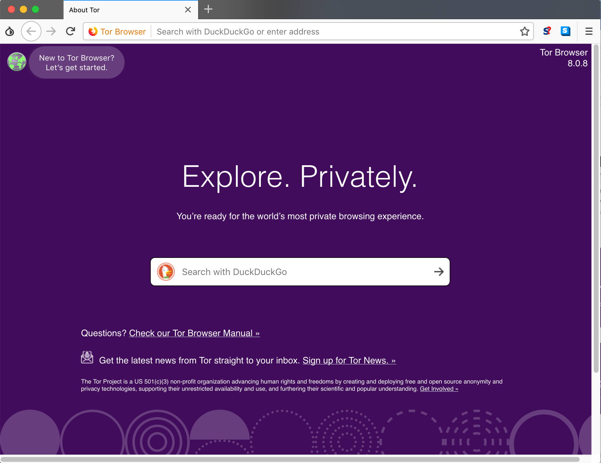 tor browser is not blocking