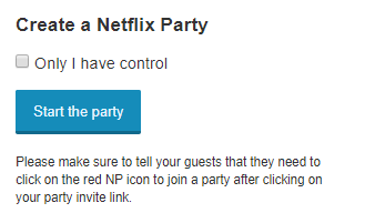 netflix party