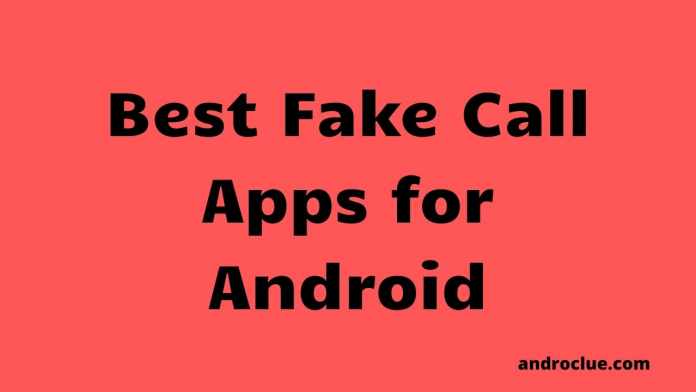 Best Fake Call Apps