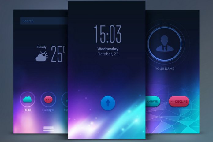 customize lock screen android