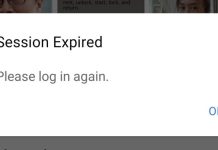Fix Facebook Session Expired Issue